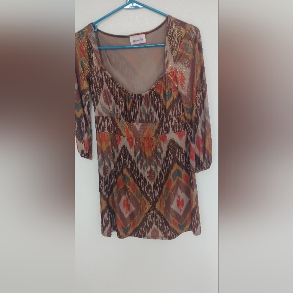 Rosegeranium Women's Multicolor Patterned Top Low Cut Medium